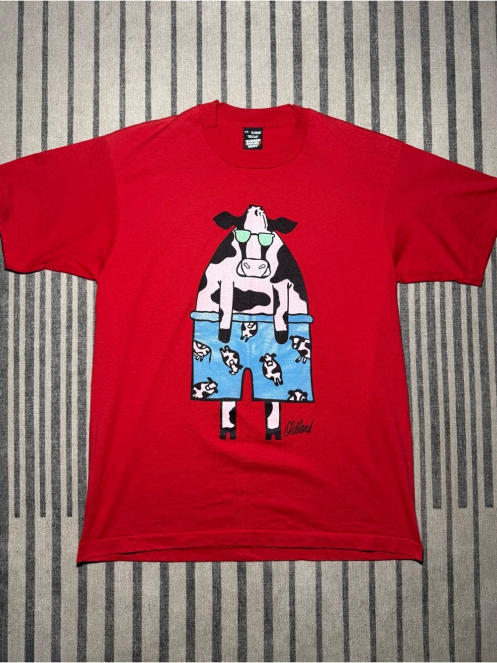 Vintage 90s Screen Stars Cow T-Shirt 🐄 | Single Stitch